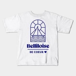 Belliloise de coeur - Brittany Morbihan 56 Sea Holidays Beach Kids T-Shirt